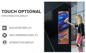 Shelf Displays Stretched - Ultra-Wide LCD 12.6–88"